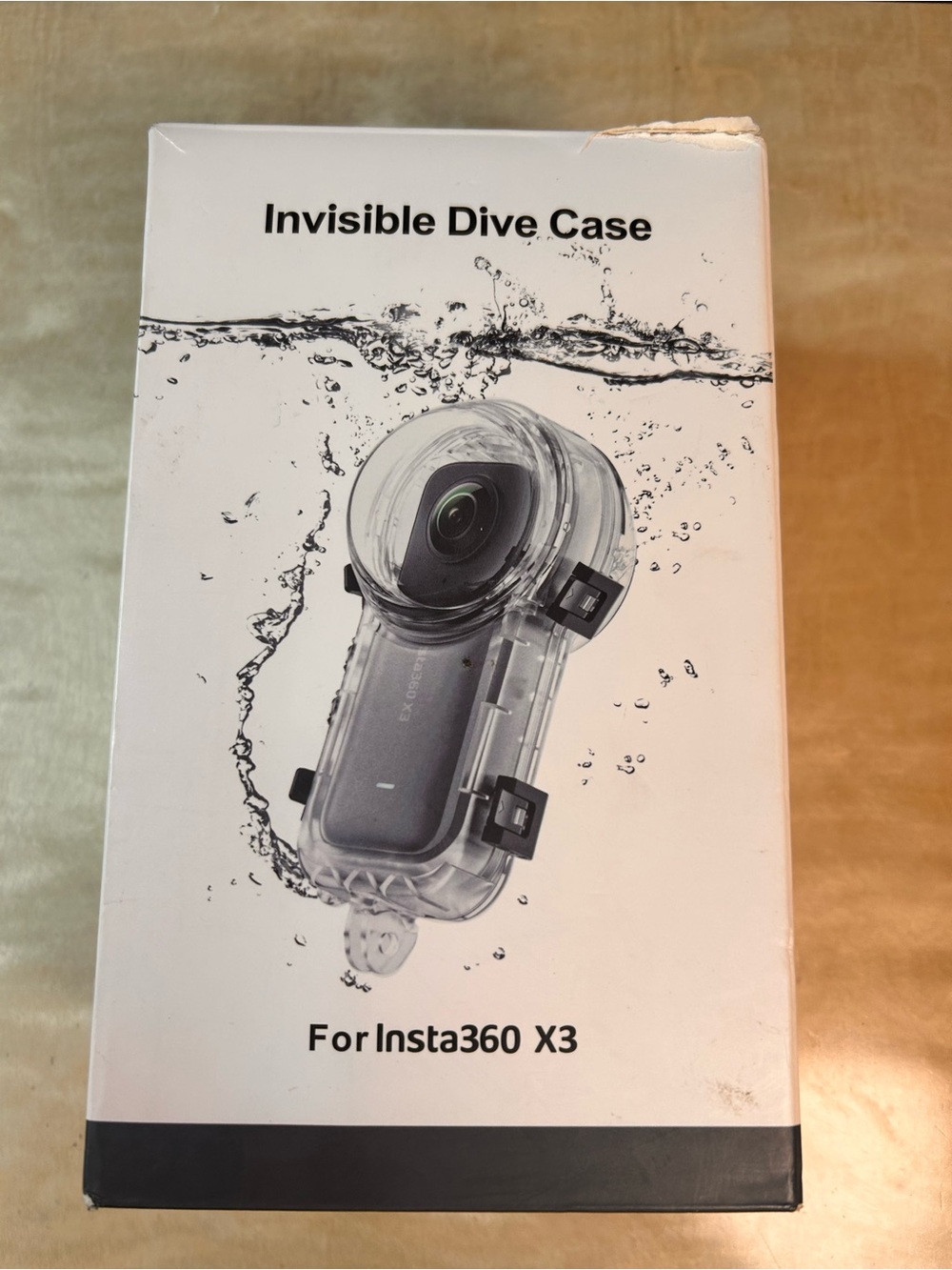 Invisible Dive Case for insta360 X3 - Clear Waterproof Housing